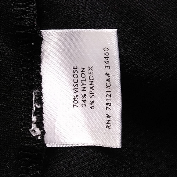 Eileen Fisher Black Straight Leg Pants - Picture 6 of 6